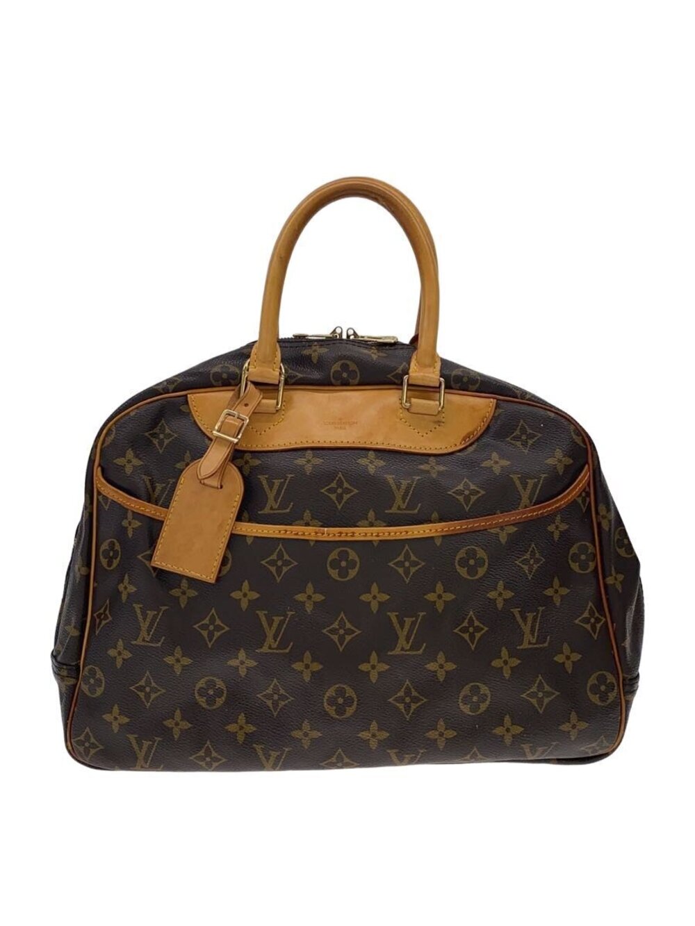 Louis Vuitton Bowling Vanity Deauville Monogram Canvas Brown